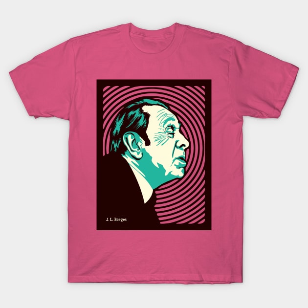 Jorge Luis Borges T-Shirt by NEOPREN